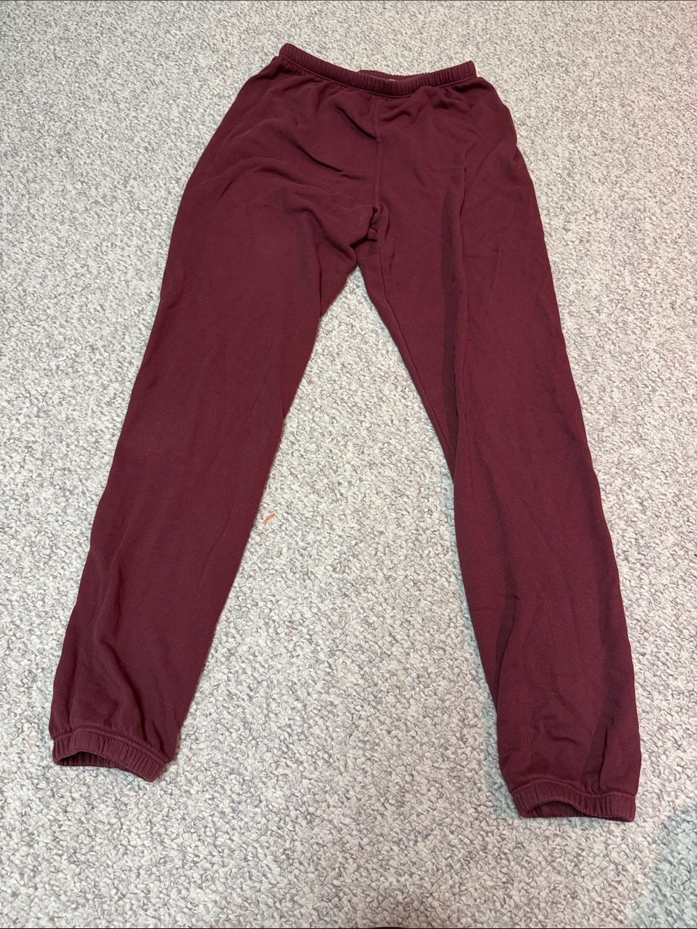 perfectwhitetee Maroon Track Joggers